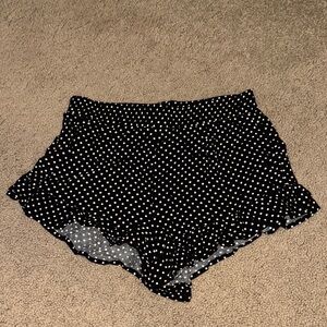 Forever 21 Black and White Polka Dot Shorts